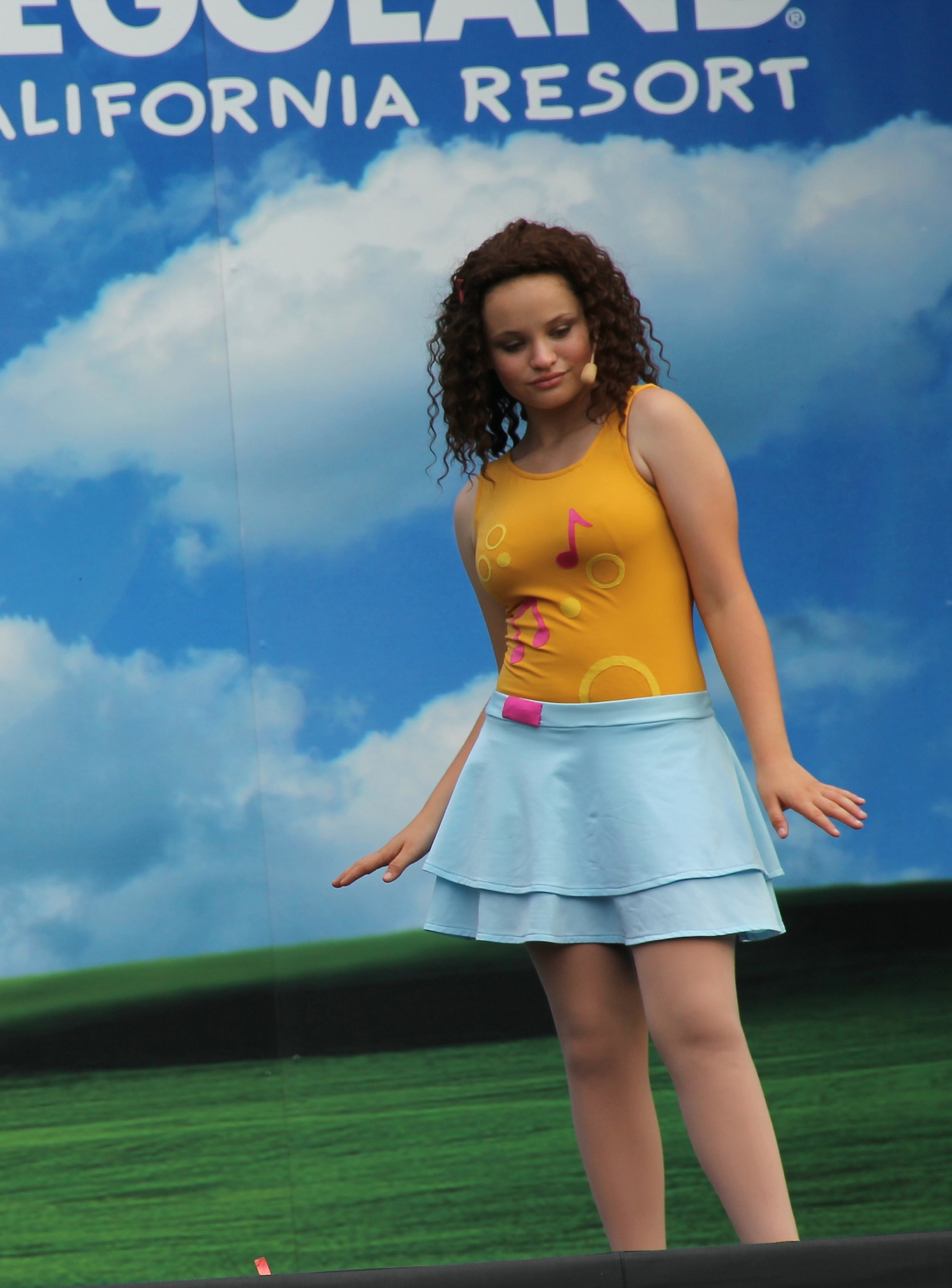 Felicity as Andrea in LEGO Friends Live at LEGOLAND CA Summer 2014