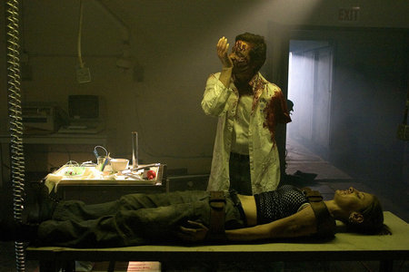 Clay Adams and Jennifer Summers in The Shadow Walkers (2006)
