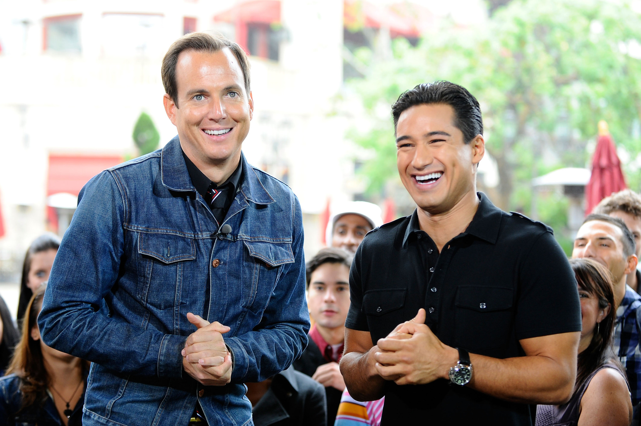 Will Arnett and Mario Lopez