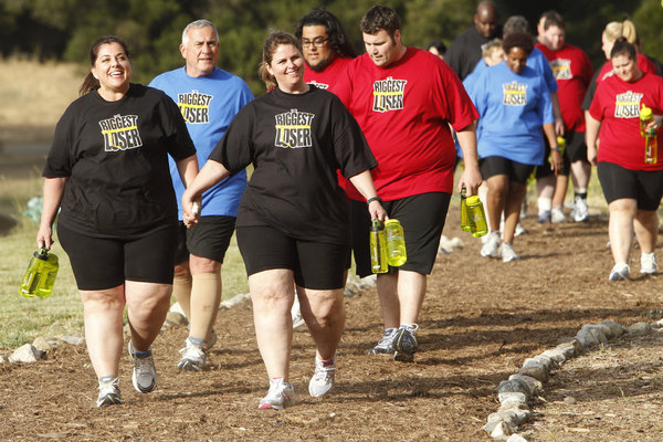 Still of Jennifer Rumple, Sunny Sinclair, Patrick Ferrari and Ramon Medeiros in The Biggest Loser (2004)