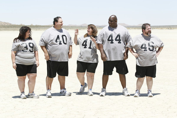 Still of Antone Davis, Jennifer Rumple, Sunny Sinclair and John Rhode in The Biggest Loser (2004)