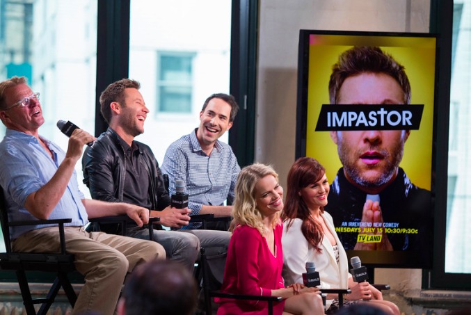 David Rasche, Michael Rosenbaum, Sara Rue, Mircea Monroe and Mike Kosinski in Impastor (2015)