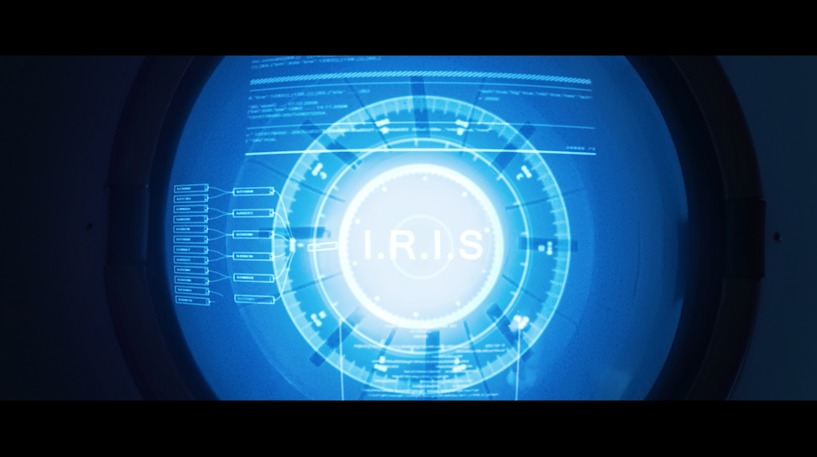 Frame from I.R.I.S. short film.