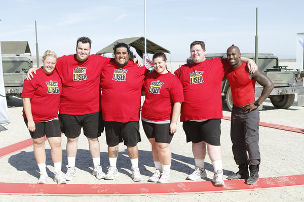 Still of Dolvett Quince, Patrick Ferrari, Courtney Rainville and Ramon Medeiros in The Biggest Loser (2004)