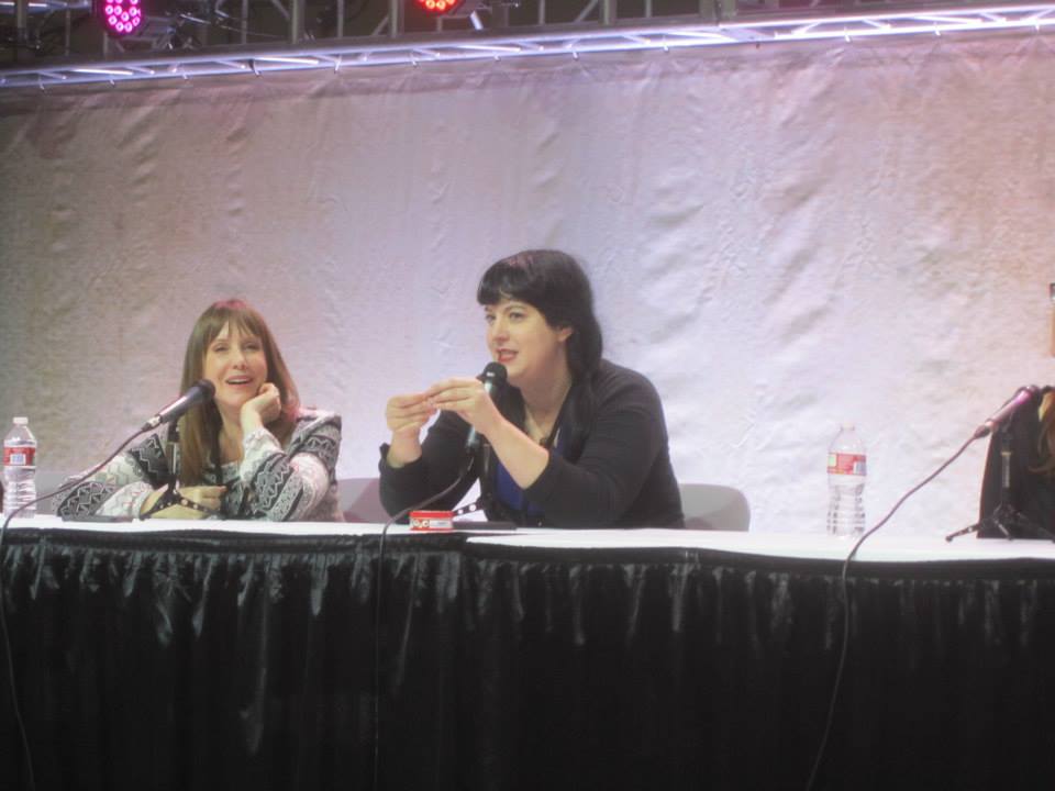 Laraine Newman and Bonnie Burton at Real Nerd Girls Panel at Comikaze 2013.