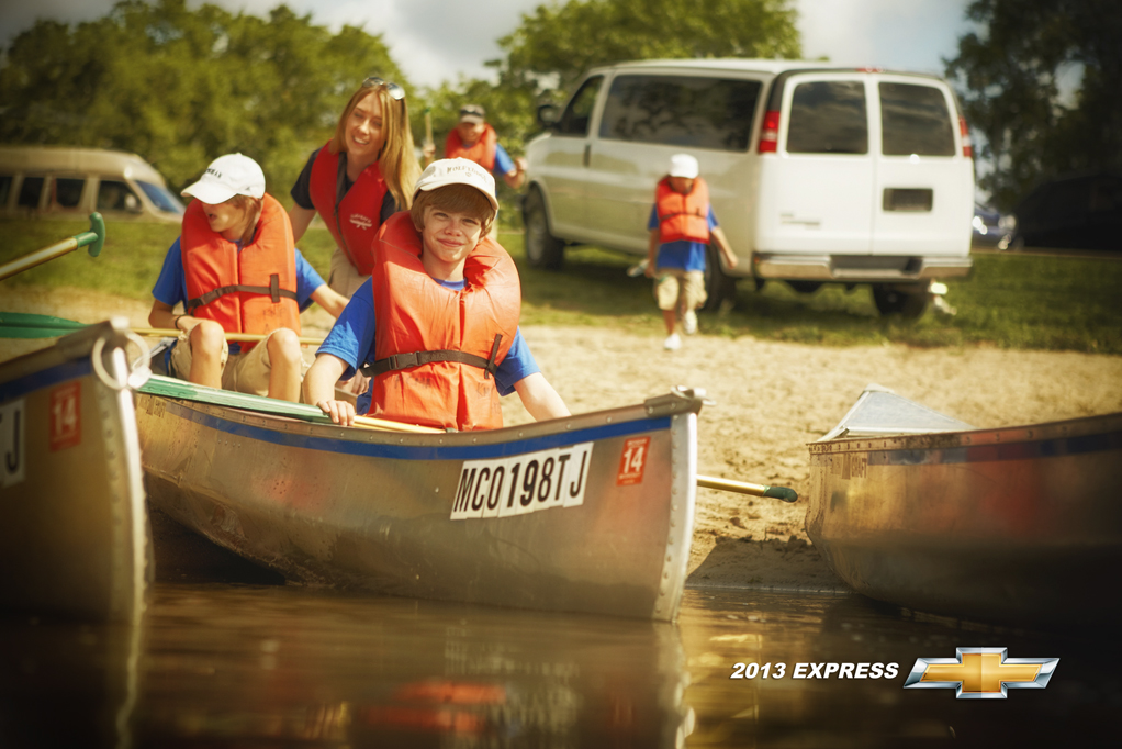 Image of Connor from the 2013 Chevrolet Express campaign.