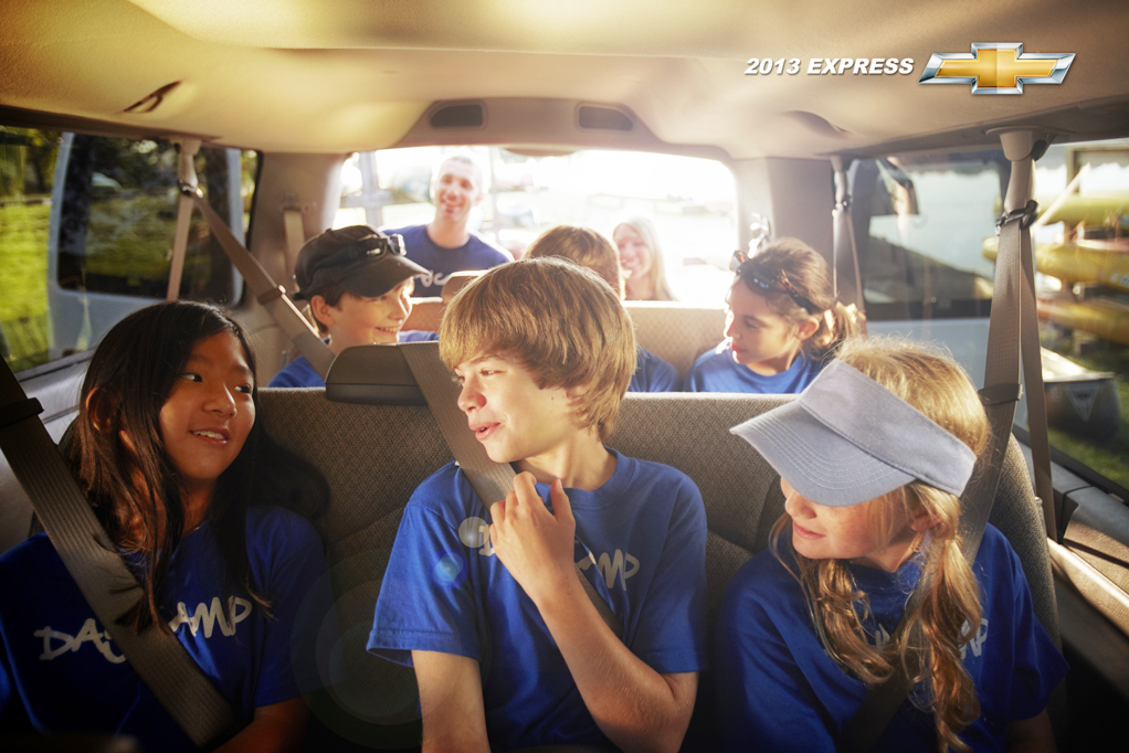 Image of Connor from the 2013 Chevrolet Express campaign.