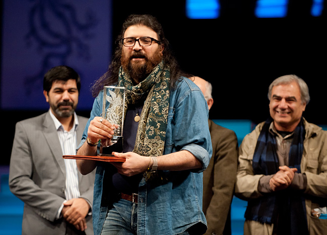 Javad Jalali received the Crystal Simorgh from 30th Fajr International Film Festival