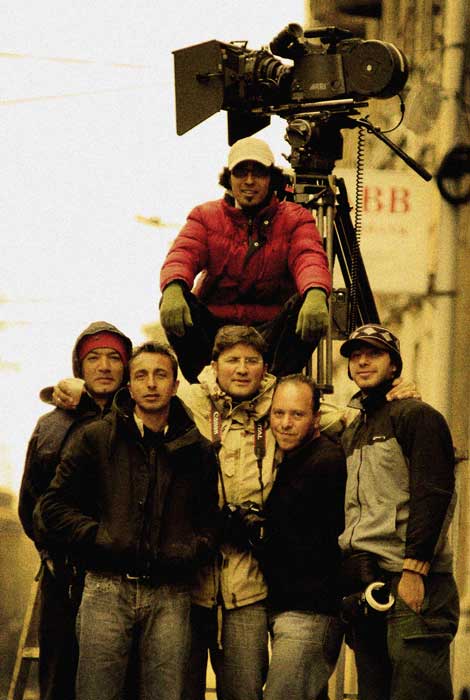 Javad Jalali and Camera's Cast in Yerevan