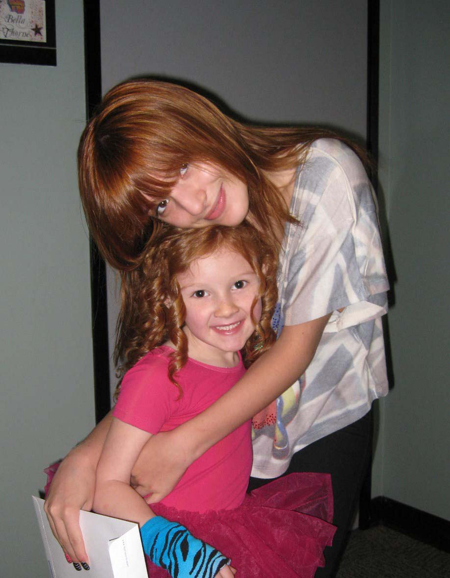 Skylar Keesee with Bella Thorne (Disney's Shake It Up)