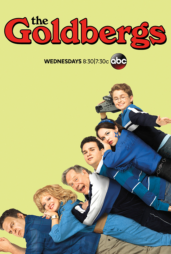 George Segal, Jeff Garlin, Wendi McLendon-Covey, Troy Gentile, Hayley Orrantia and Sean Giambrone in The Goldbergs (2013)