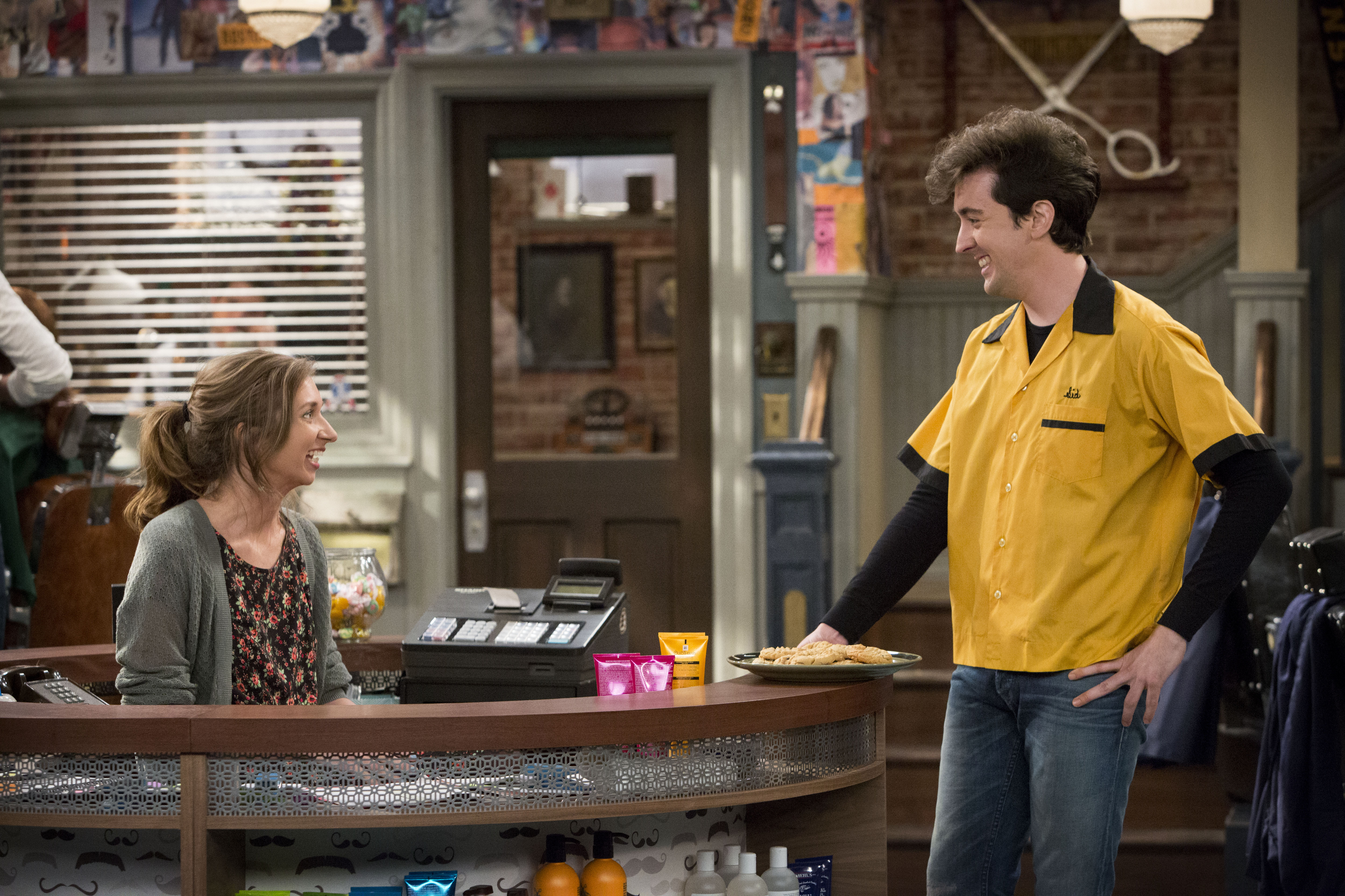 Still of Lauren Lapkus and Matt Cook in Clipped (2015)