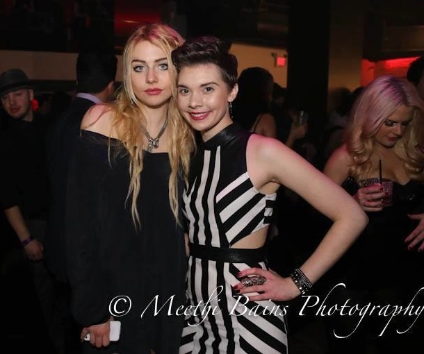 Maddie Phillips and Natalie Grace at Check Mate Film's Be Scene event 2013