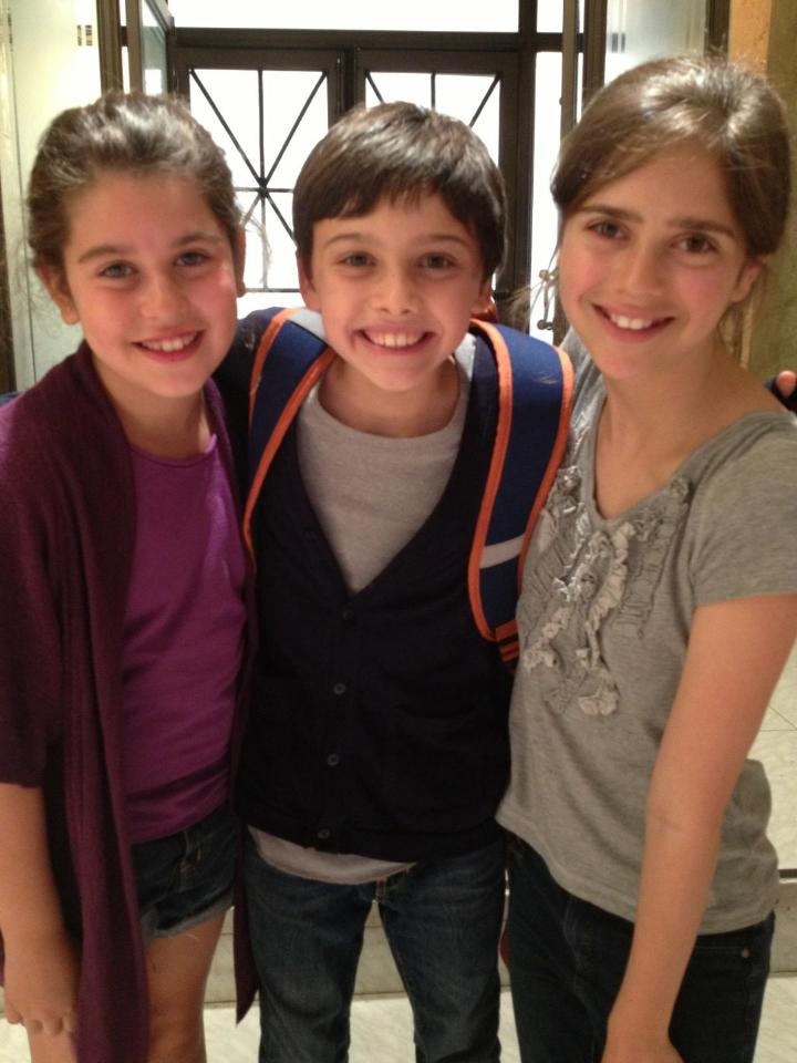 After a few days on set these kids became great friends.