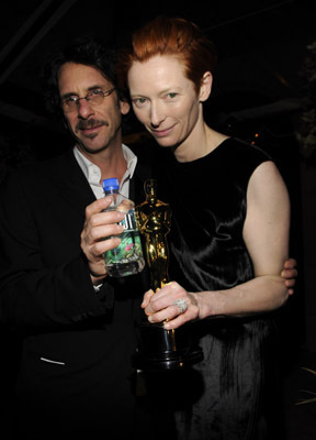 Joel Coen and Tilda Swinton at event of The 80th Annual Academy Awards (2008)