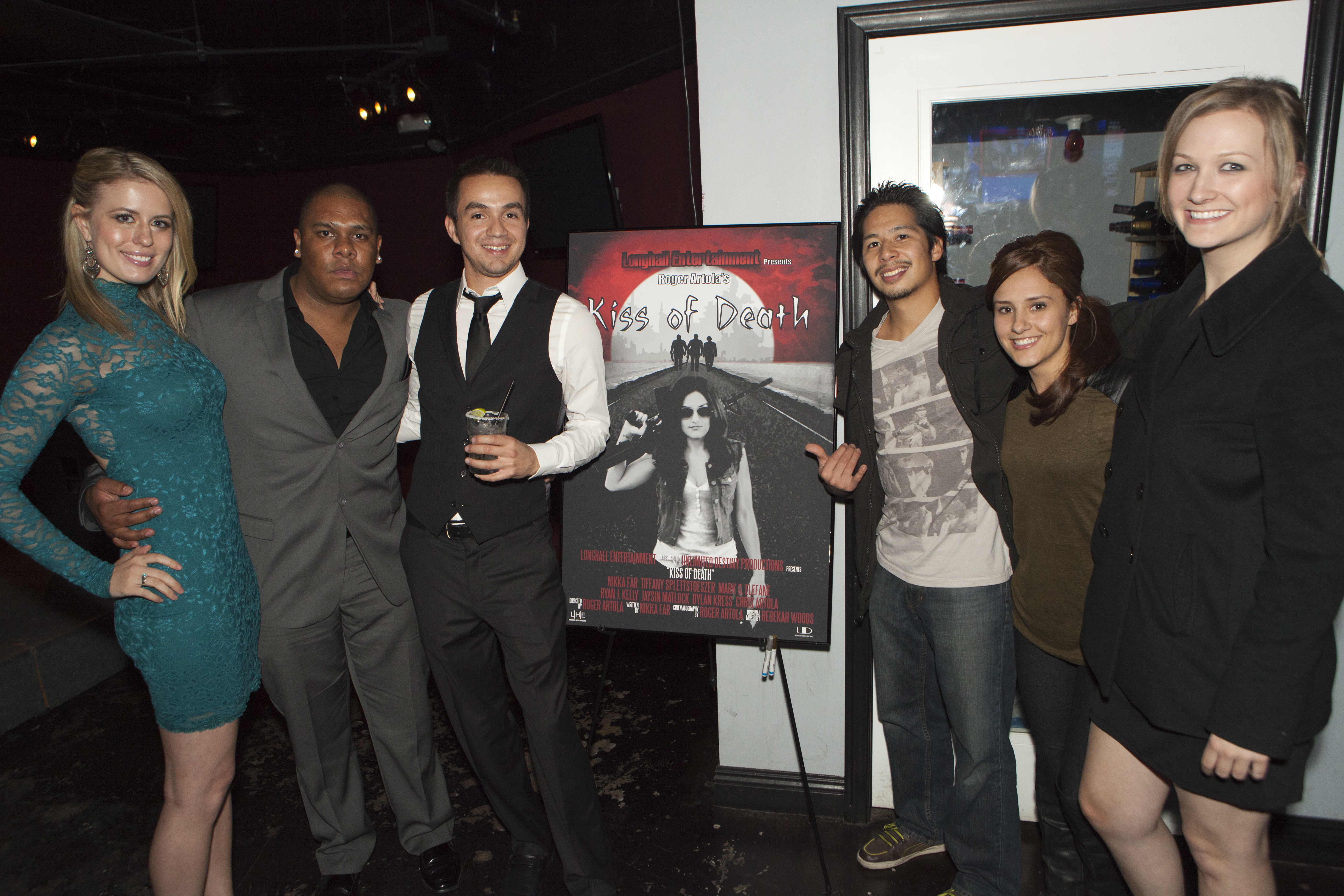 At the Kiss Of Death Premiere With the Cast and Crew