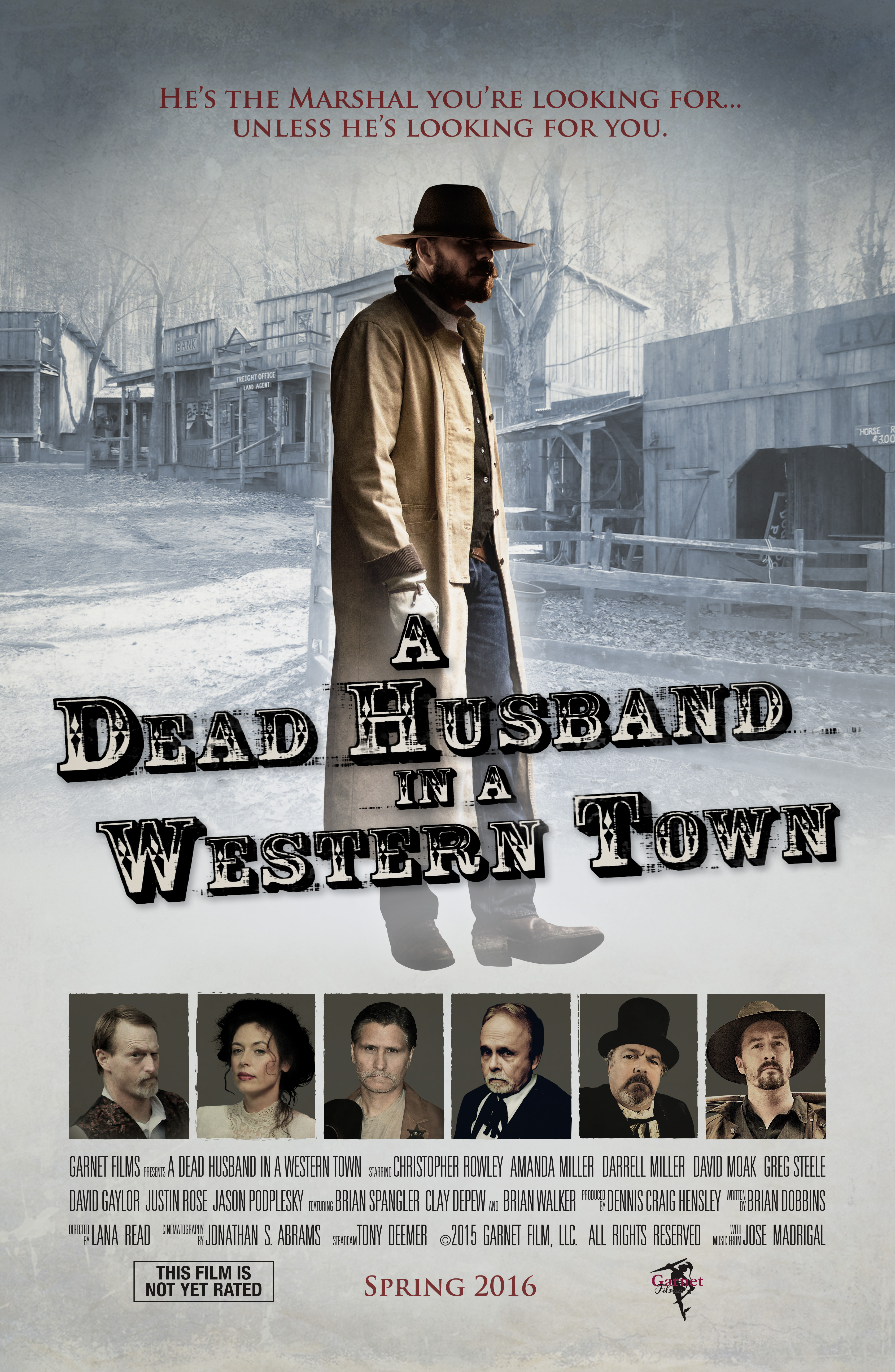 Official Poster from A Dead Husband in a Western Town.