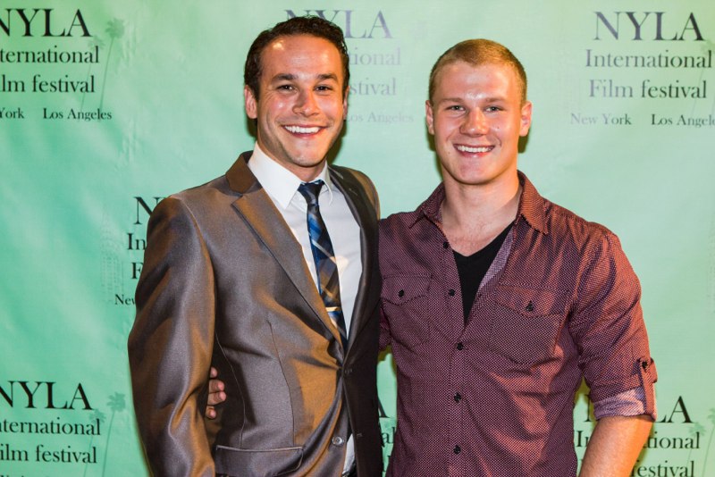 Actor Eric Ronquillo and Actor/Producer Torrey Drake at event for In Harmony