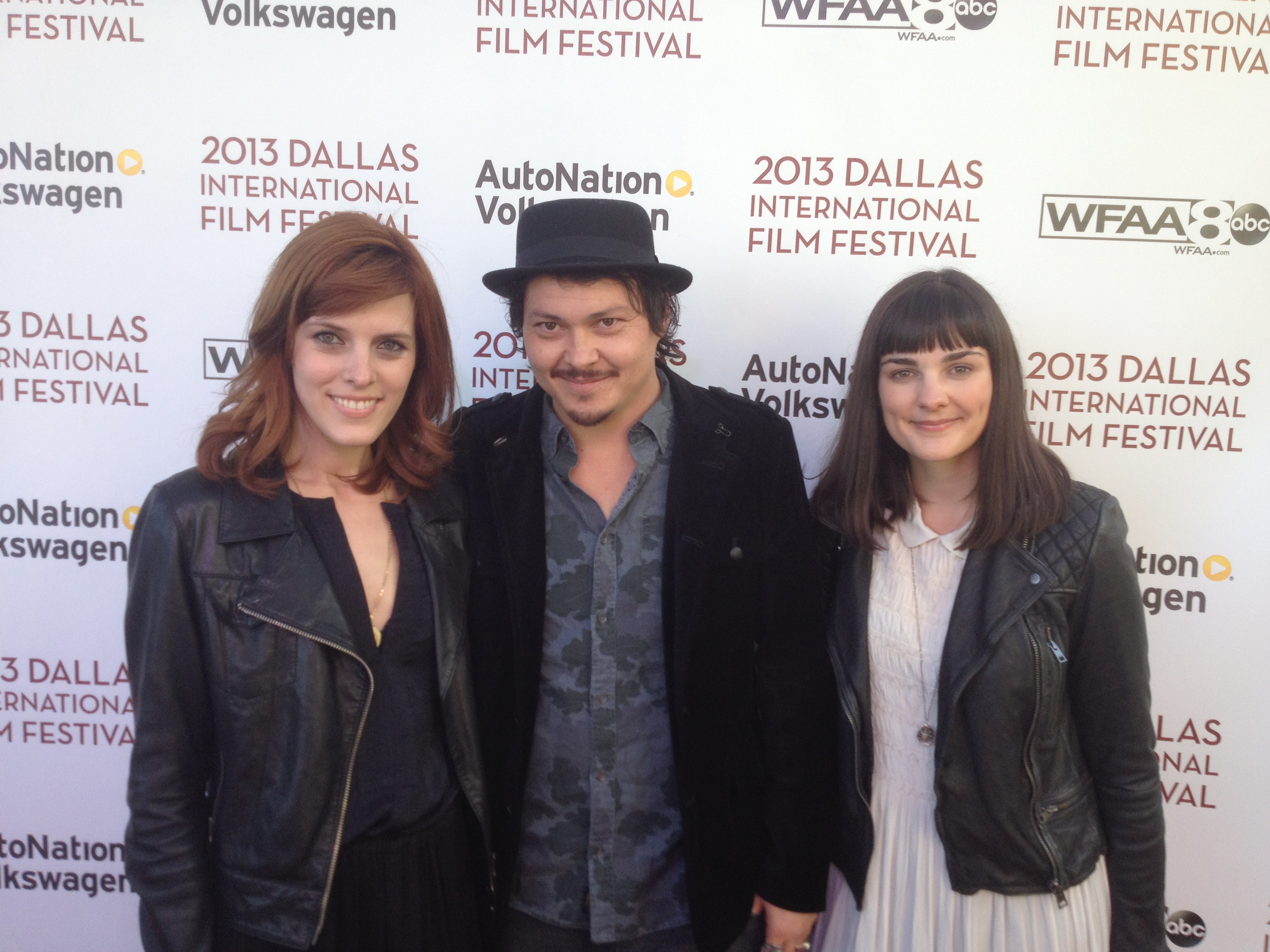 James Bird, Adriana Mather and Anya Remizova at Dallas International Film Festival 20133