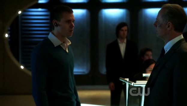 Josh with Xander Berkley on Nikita