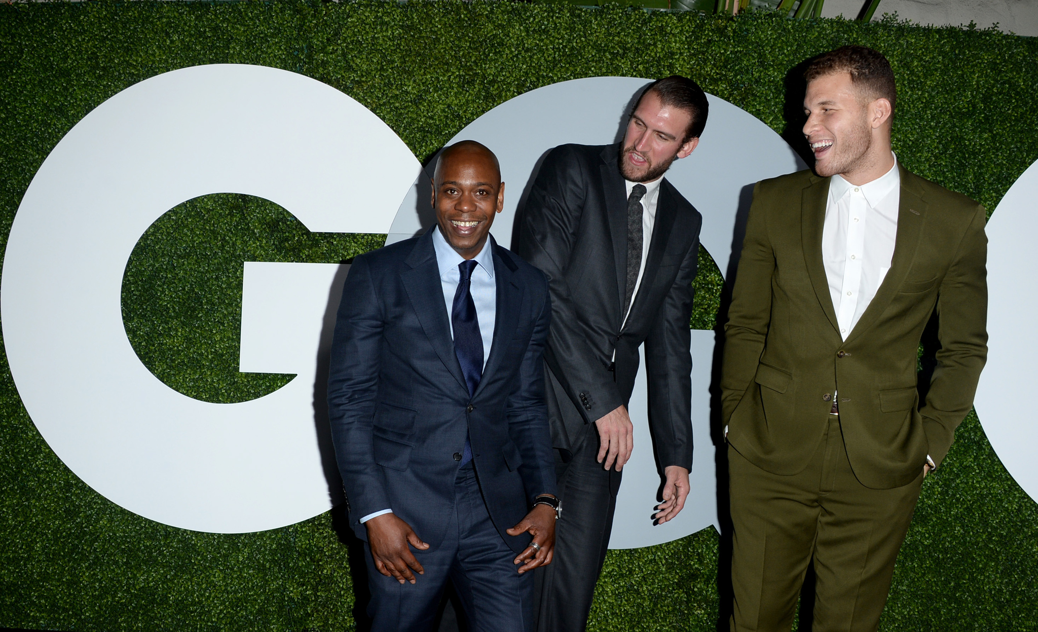 Dave Chappelle, Spencer Hawes and Blake Griffin