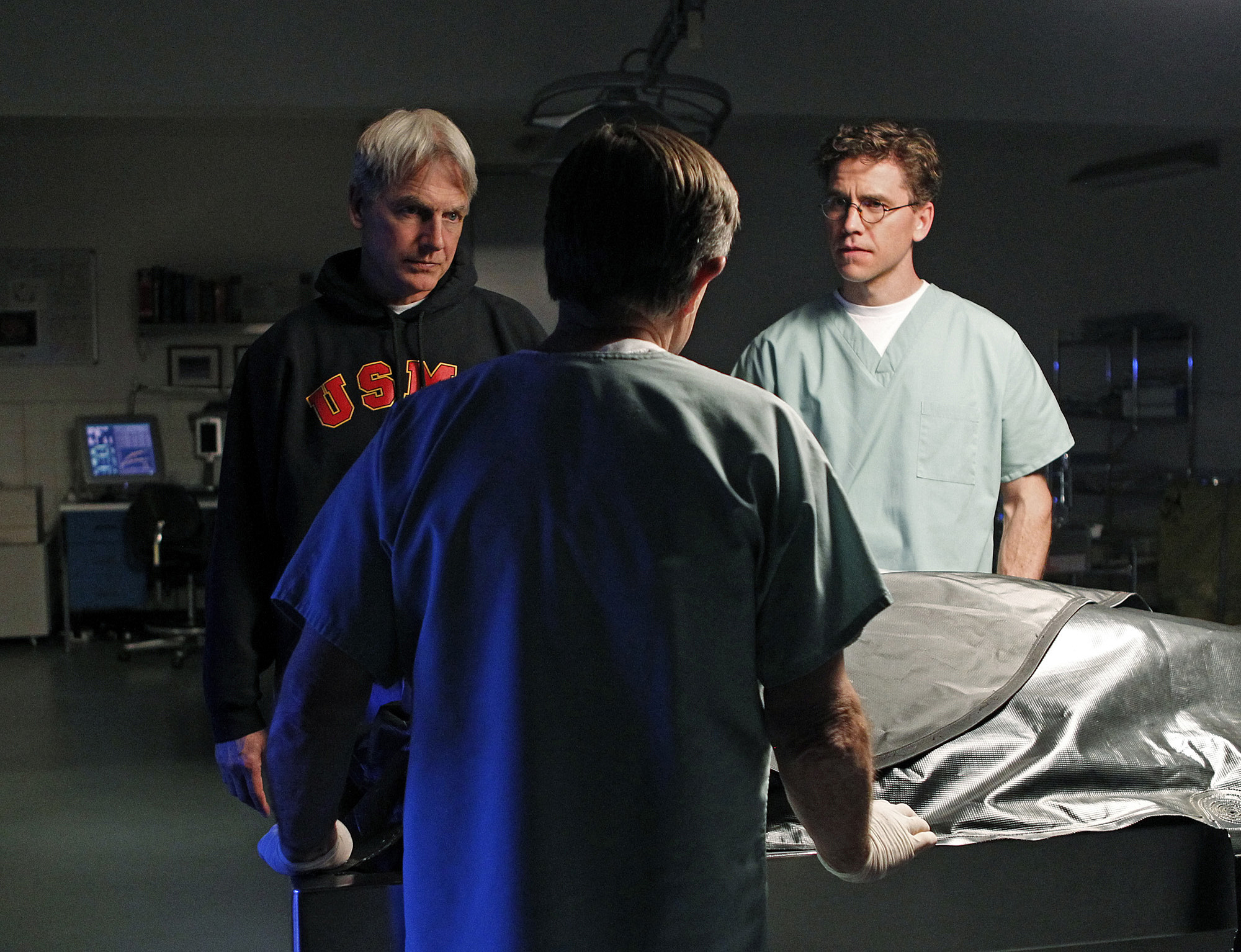 Still of Mark Harmon and Brian Dietzen in NCIS: Naval Criminal Investigative Service (2003)