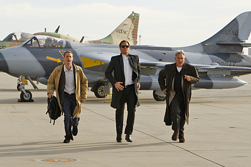 Still of Mark Harmon, Sean Murray and Michael Weatherly in NCIS: Naval Criminal Investigative Service (2003)