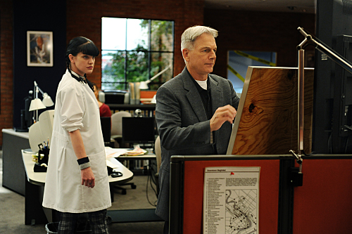 Still of Mark Harmon and Pauley Perrette in NCIS: Naval Criminal Investigative Service (2003)