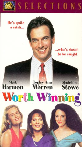 Madeleine Stowe, Lesley Ann Warren, Mark Harmon and Maria Holvoe in Worth Winning (1989)