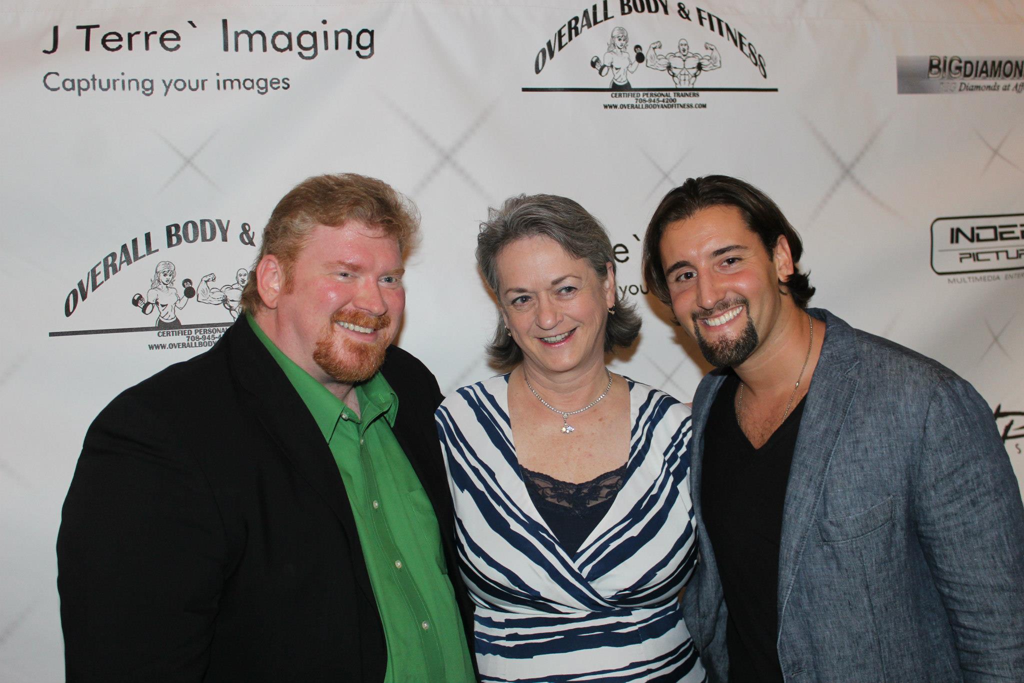 Darren Marlar, Sandy Gulliver, and Giovanni Pauletti at the premiere of the film 