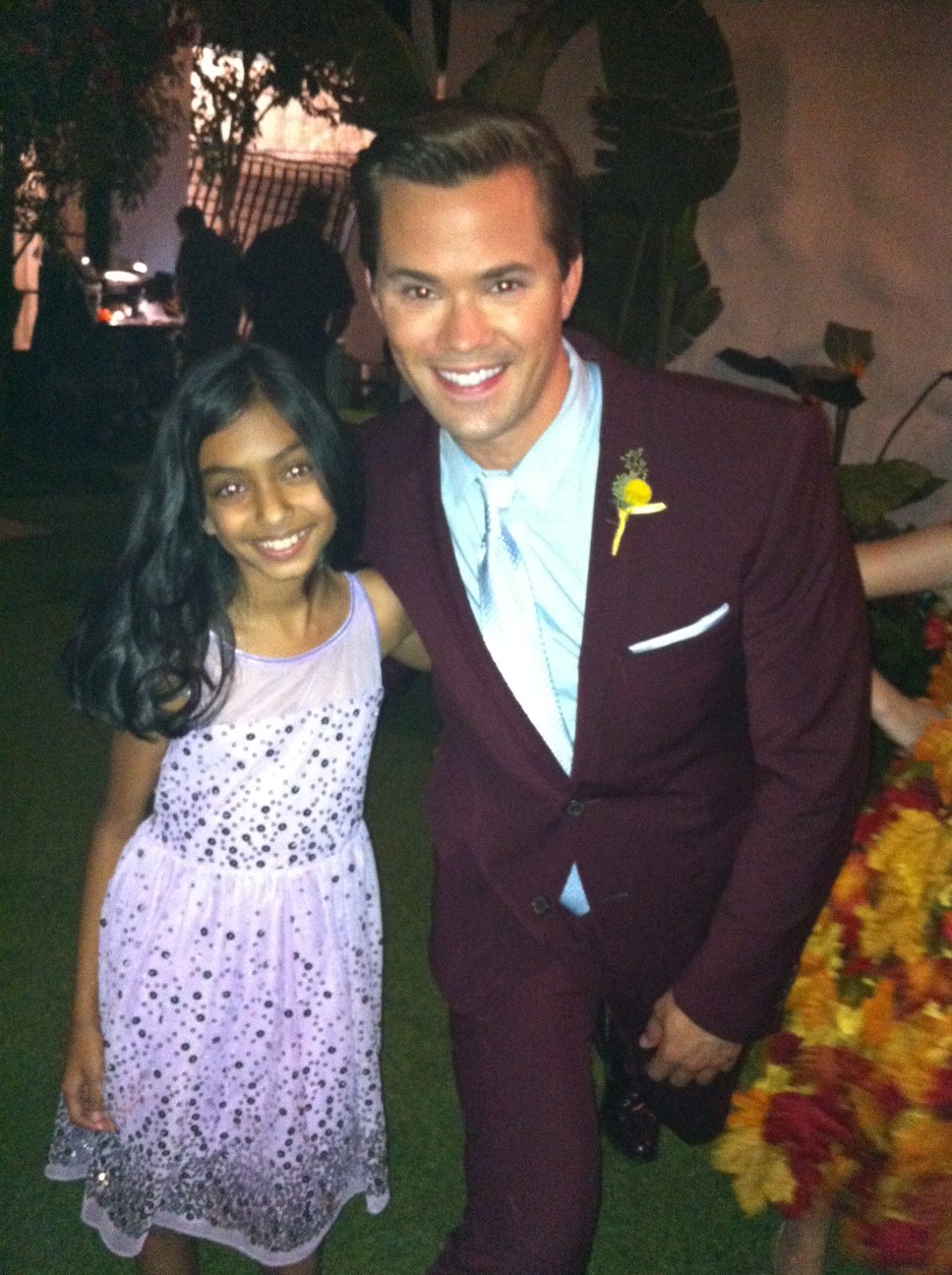 With Andrew Rannells.