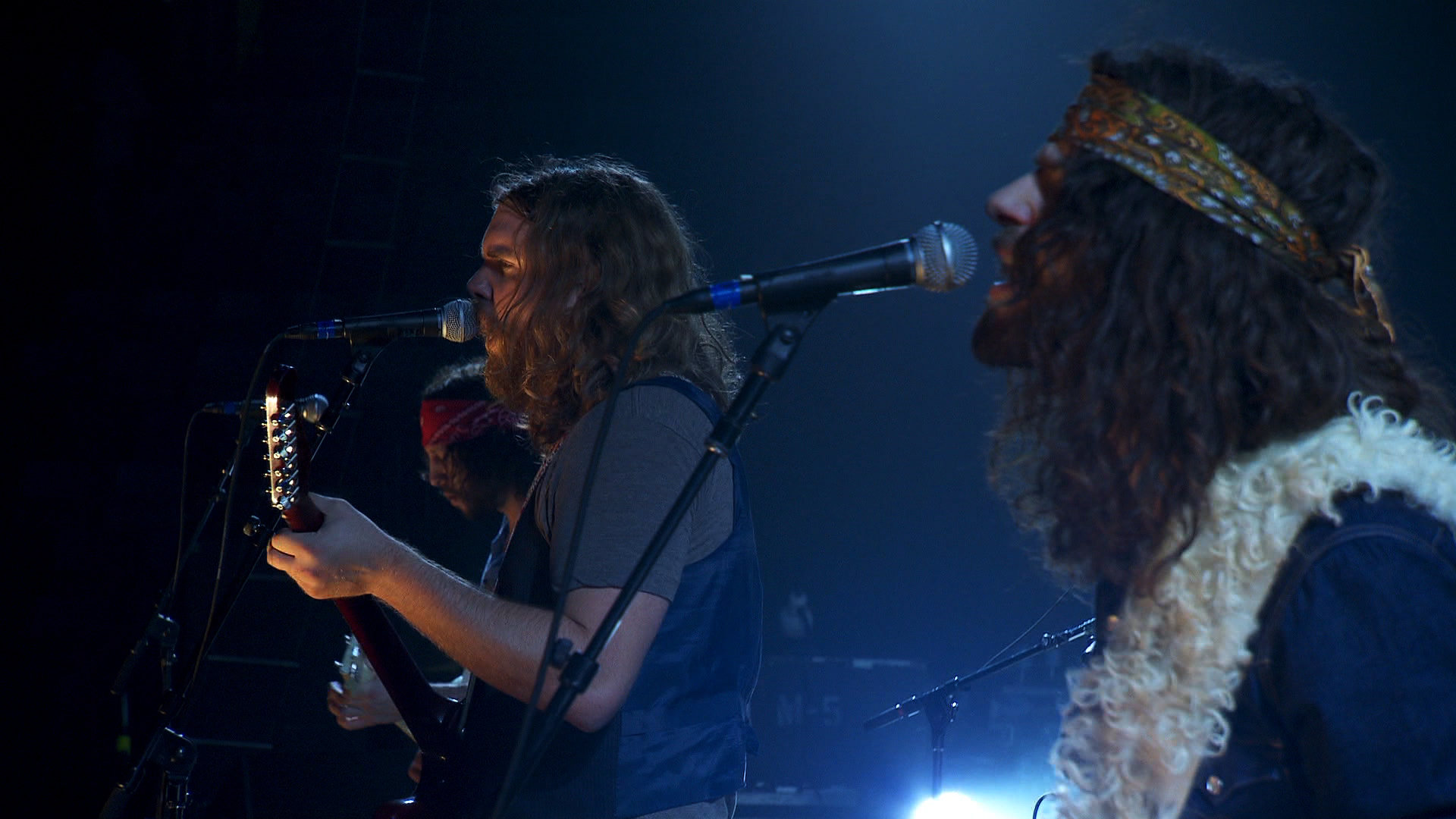 Leot Hanson, Ryan Gullen and Ewan Currie in The Sheepdogs Have at It (2012)