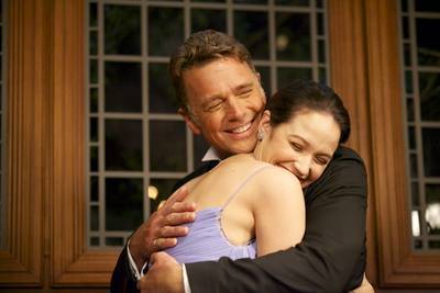 Still of John Schneider and Jaclyn Betham in The Haves and the Have Nots (2013)