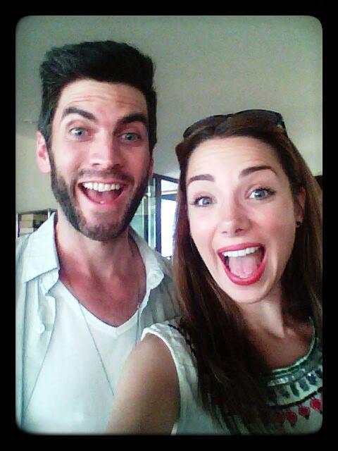 Kelsey Formost as 'Rebecca' in WE ARE YOUR FRIENDS- On Set with Wes Bentley.