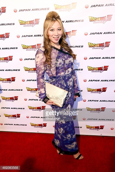 Alice Aoki arrives for the Premiere Of 'Dragon Ball Z: Resurrection 'F' held at Egyption Theater ,Hollywood on April. 11. 2015