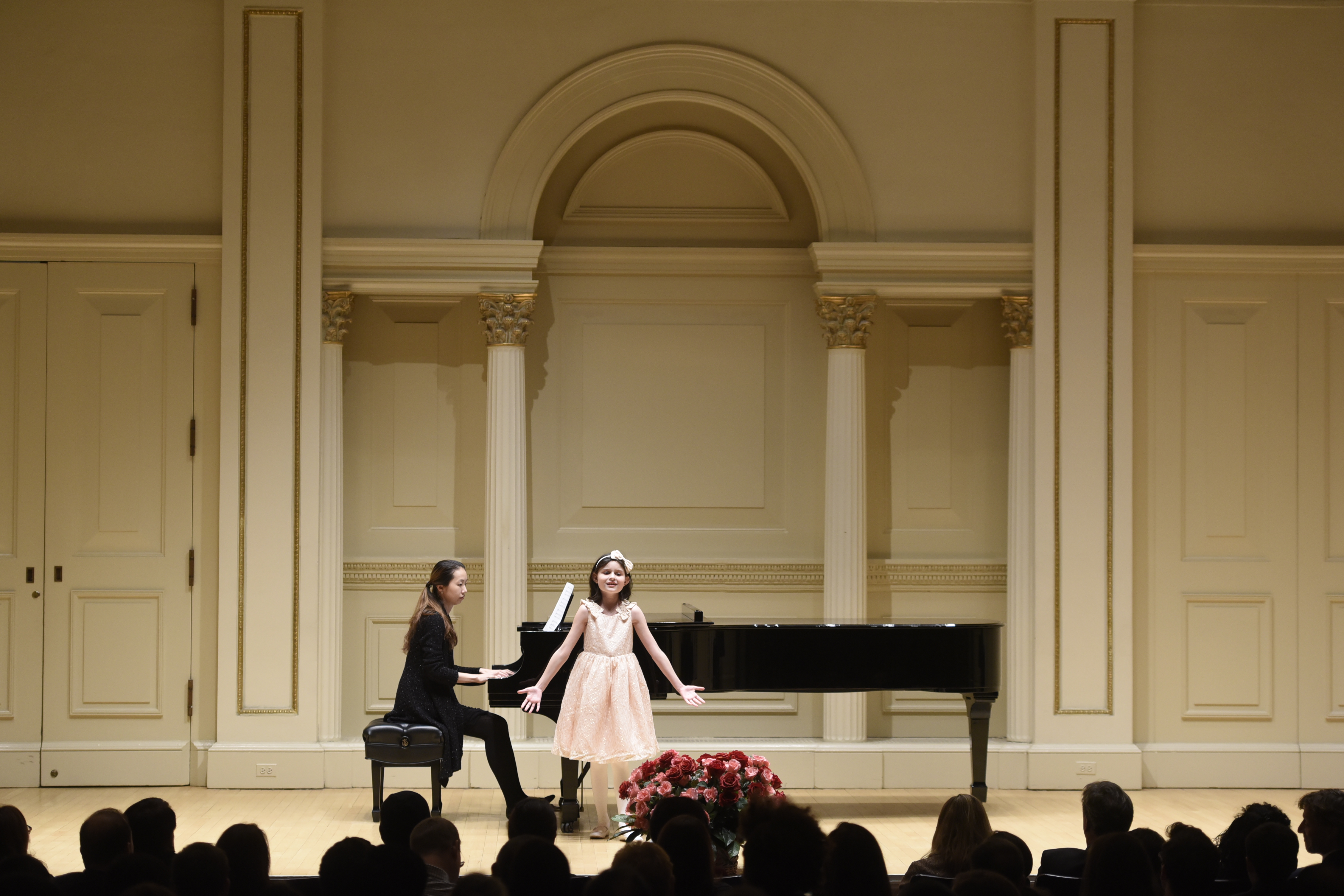 Katie singing in Carnegie Hall for American Protege first place winner vocalist