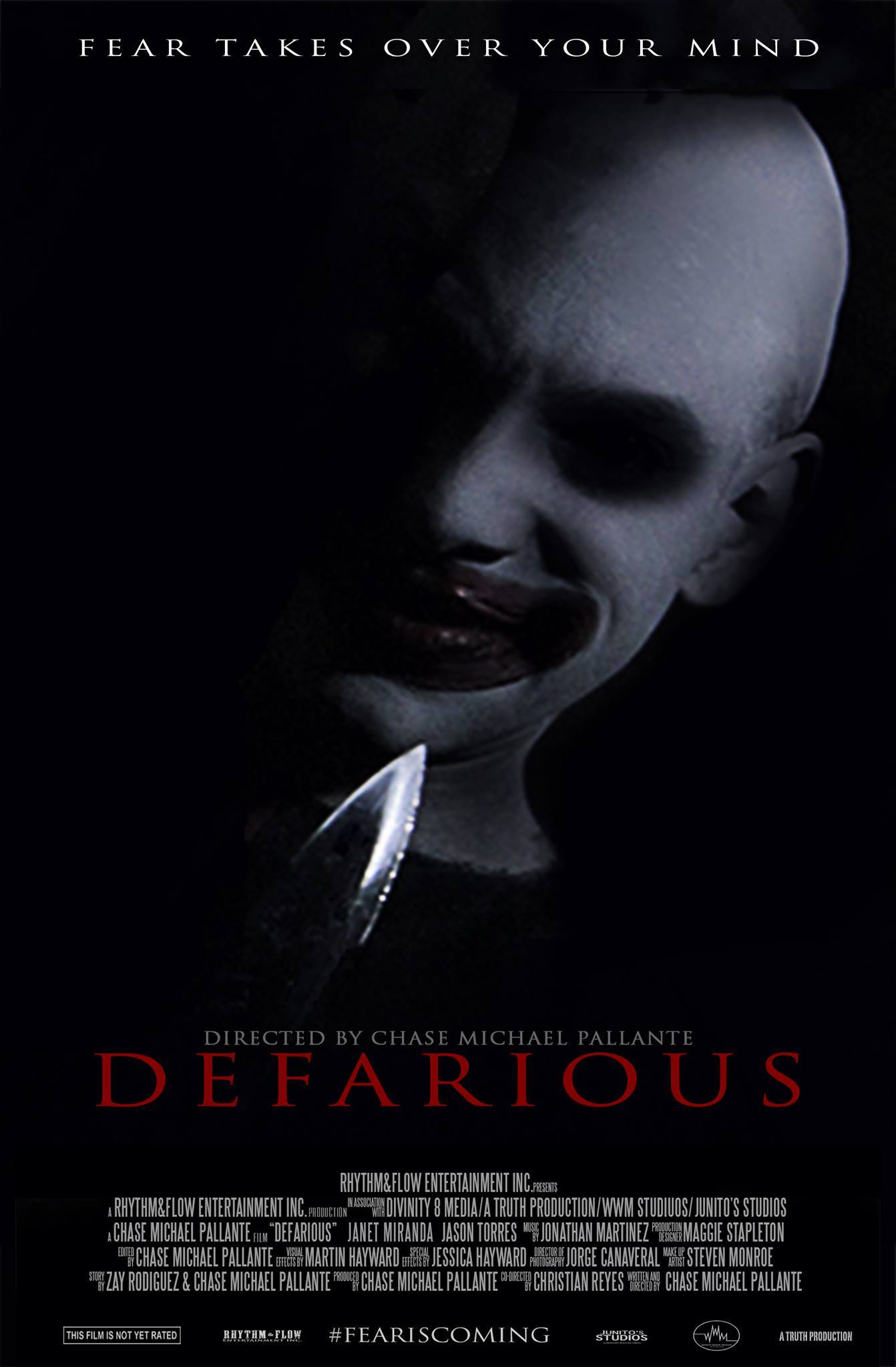 Defarious Movie Poster role of Clown