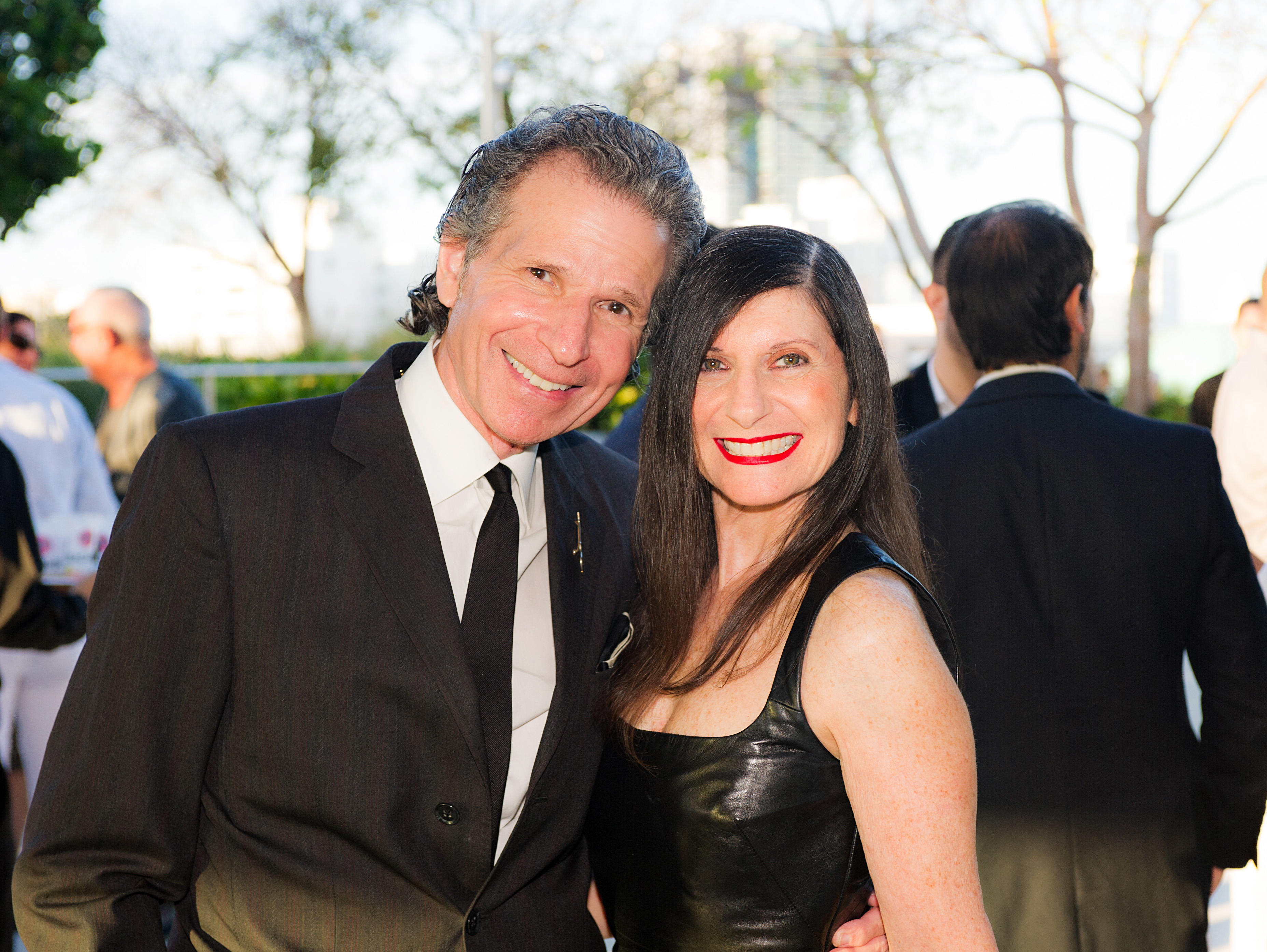 Richard Warren Rappaport with Rene' Katz at the New World Symphony Miami Beach reception for Michael Tilson Thomas.
