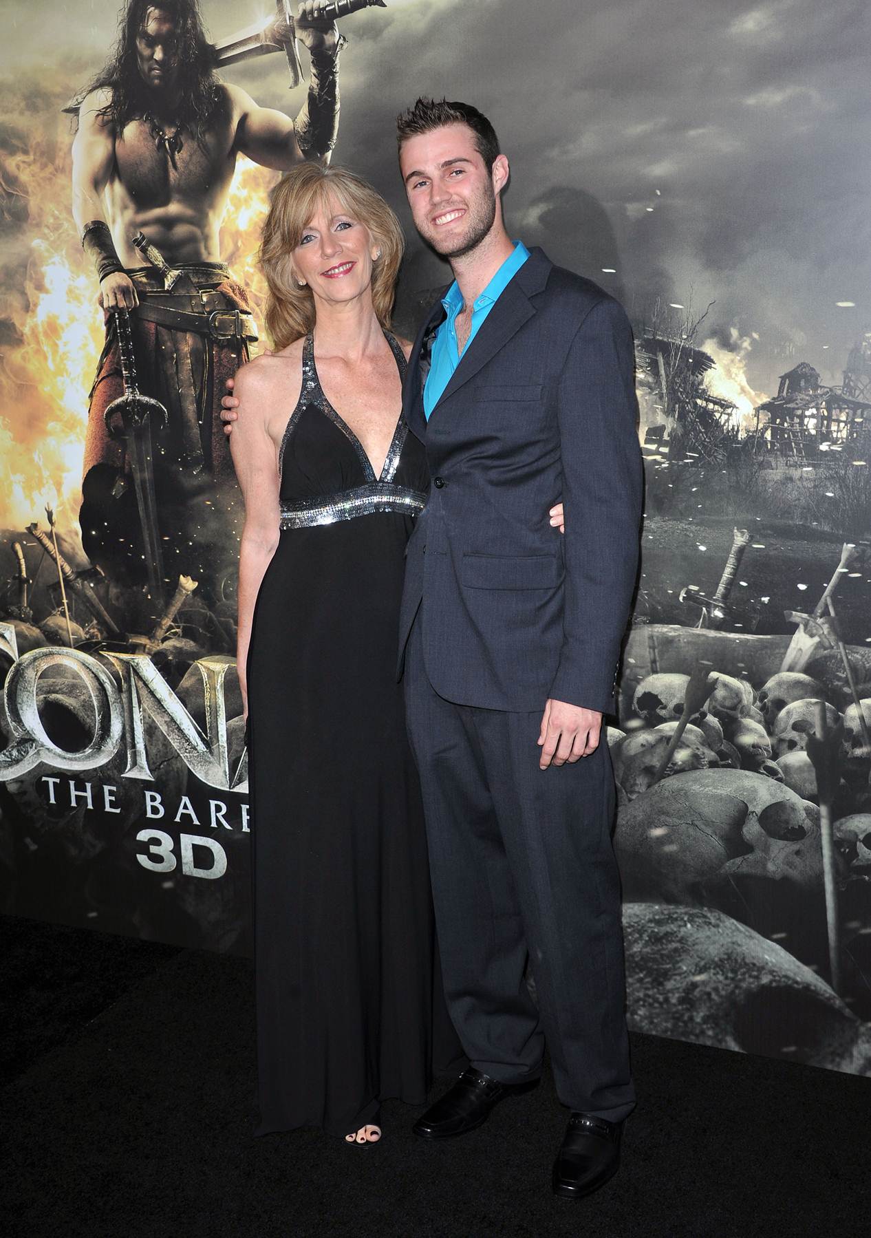 Mother, Leesa, and son, Jeffrey Greenstein, at the CONAN Premiere August 11th, 2011