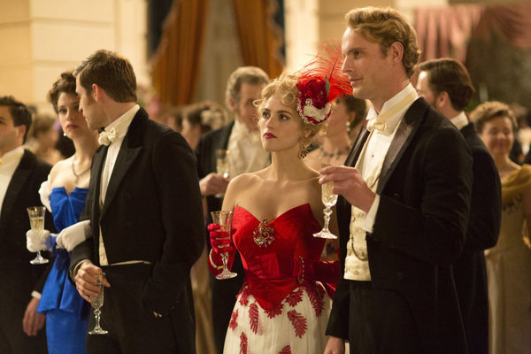 Still of Jessica De Gouw, Katie McGrath, Oliver Jackson-Cohen and Jack Fox in Dracula (2013)