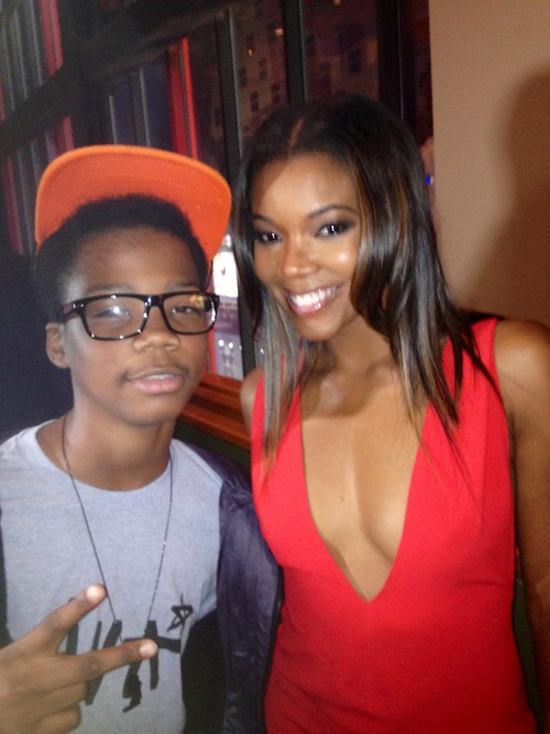 Astro and Gabrielle Union