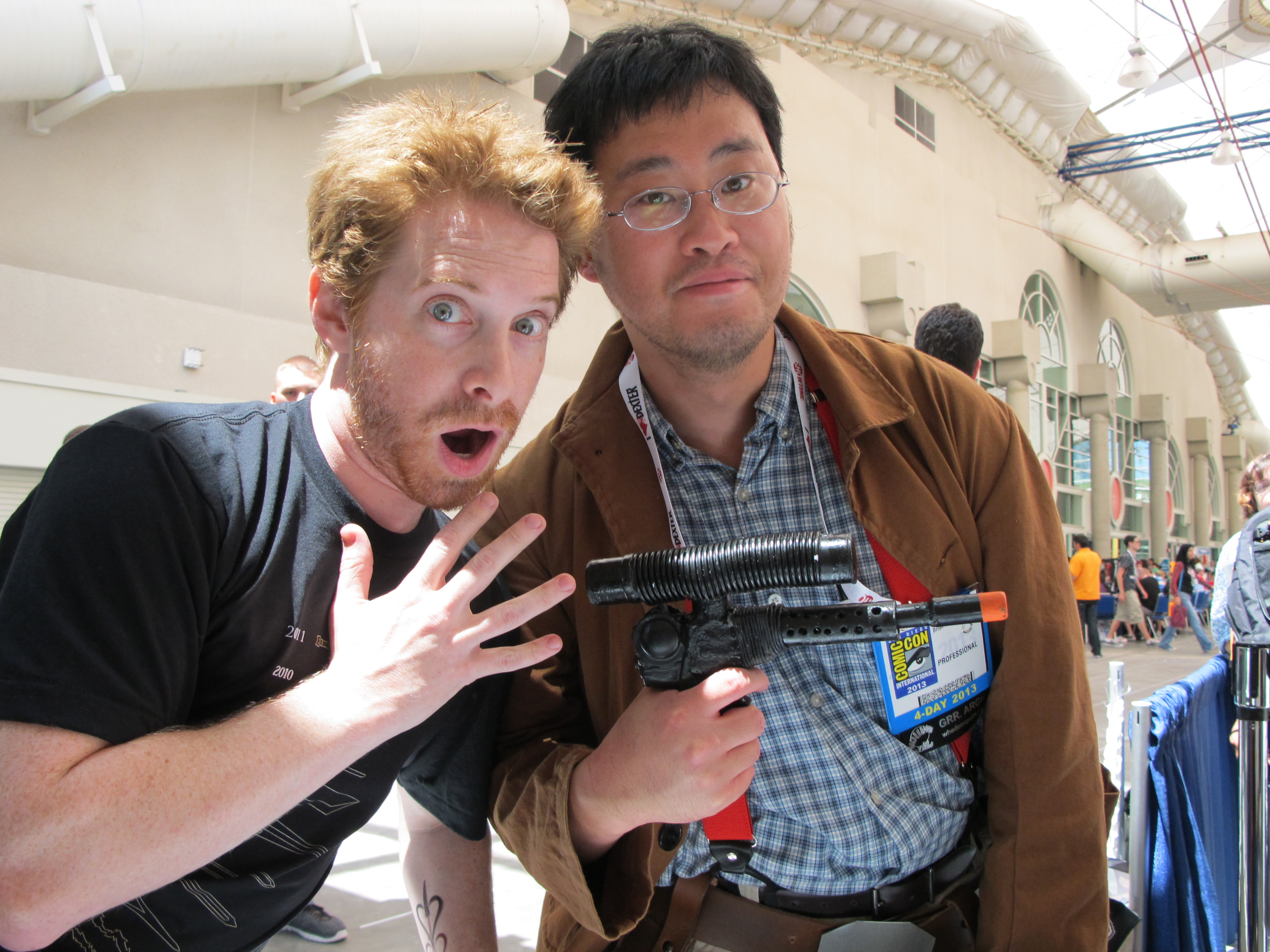 Seth Green (Robot Chicken) and I at SDCC 2013.