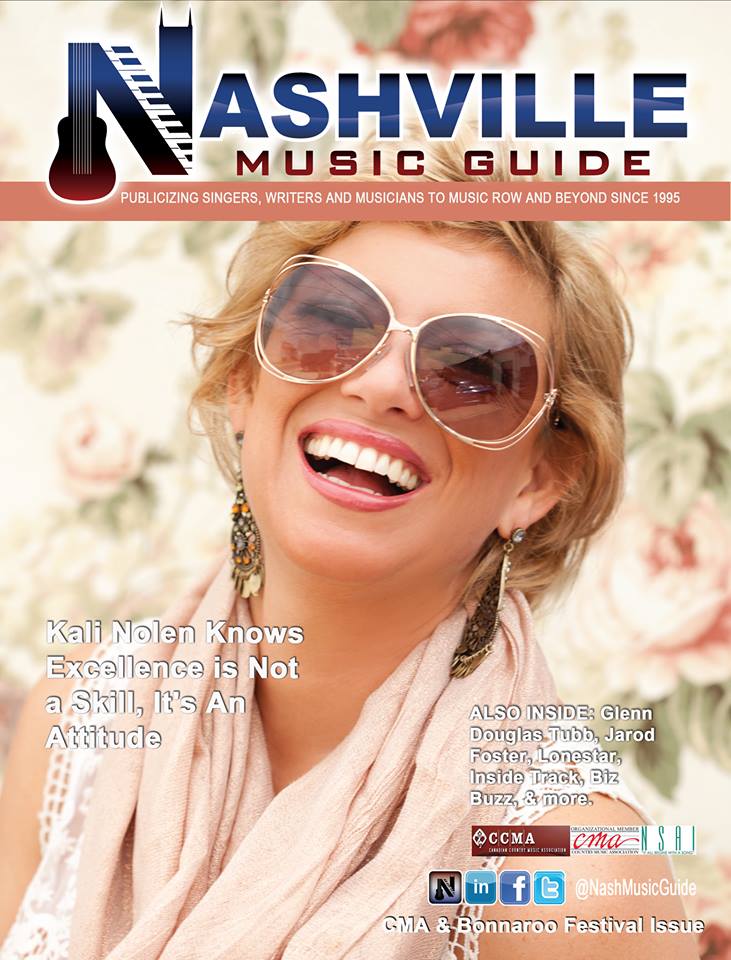 Kali Nolen Nashville Music Guide Cover, CMA June 2013 Special Issue