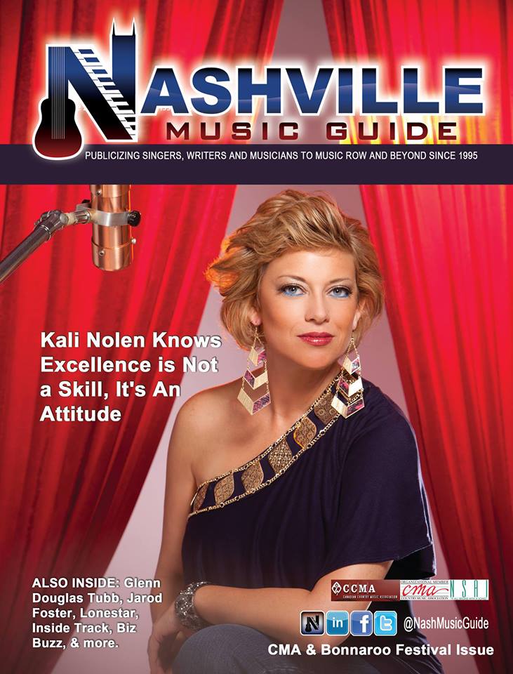Kali Nolen Nashville Music Guide Cover June 2013 CMA Issue