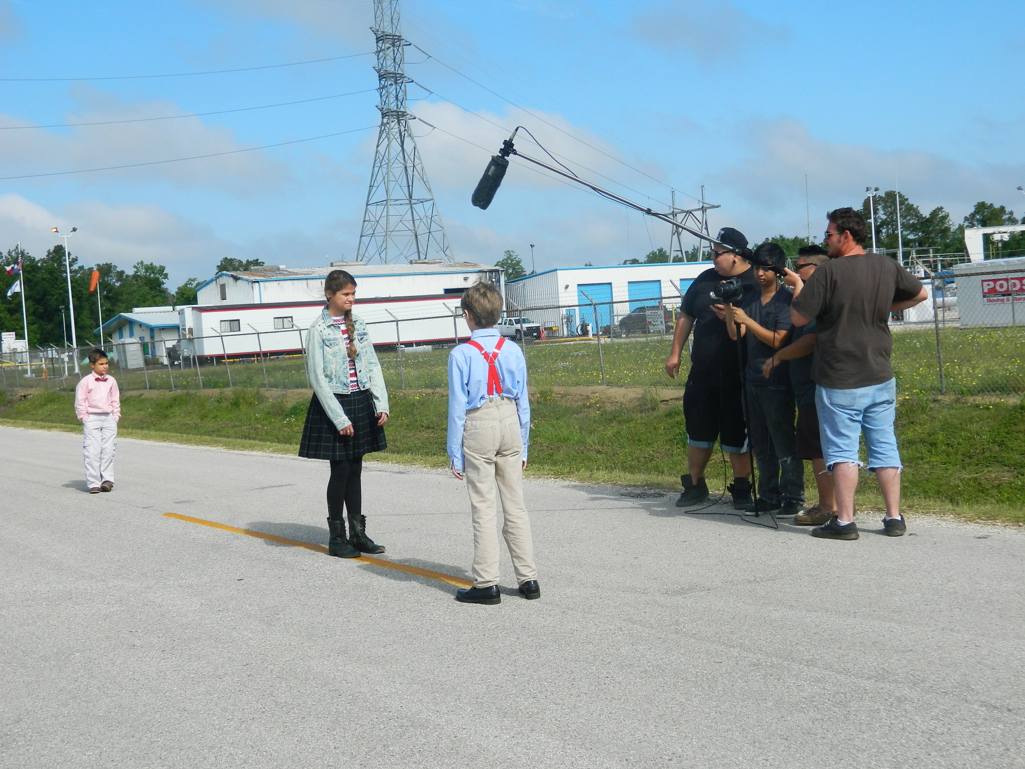 On set of Rocket Venture