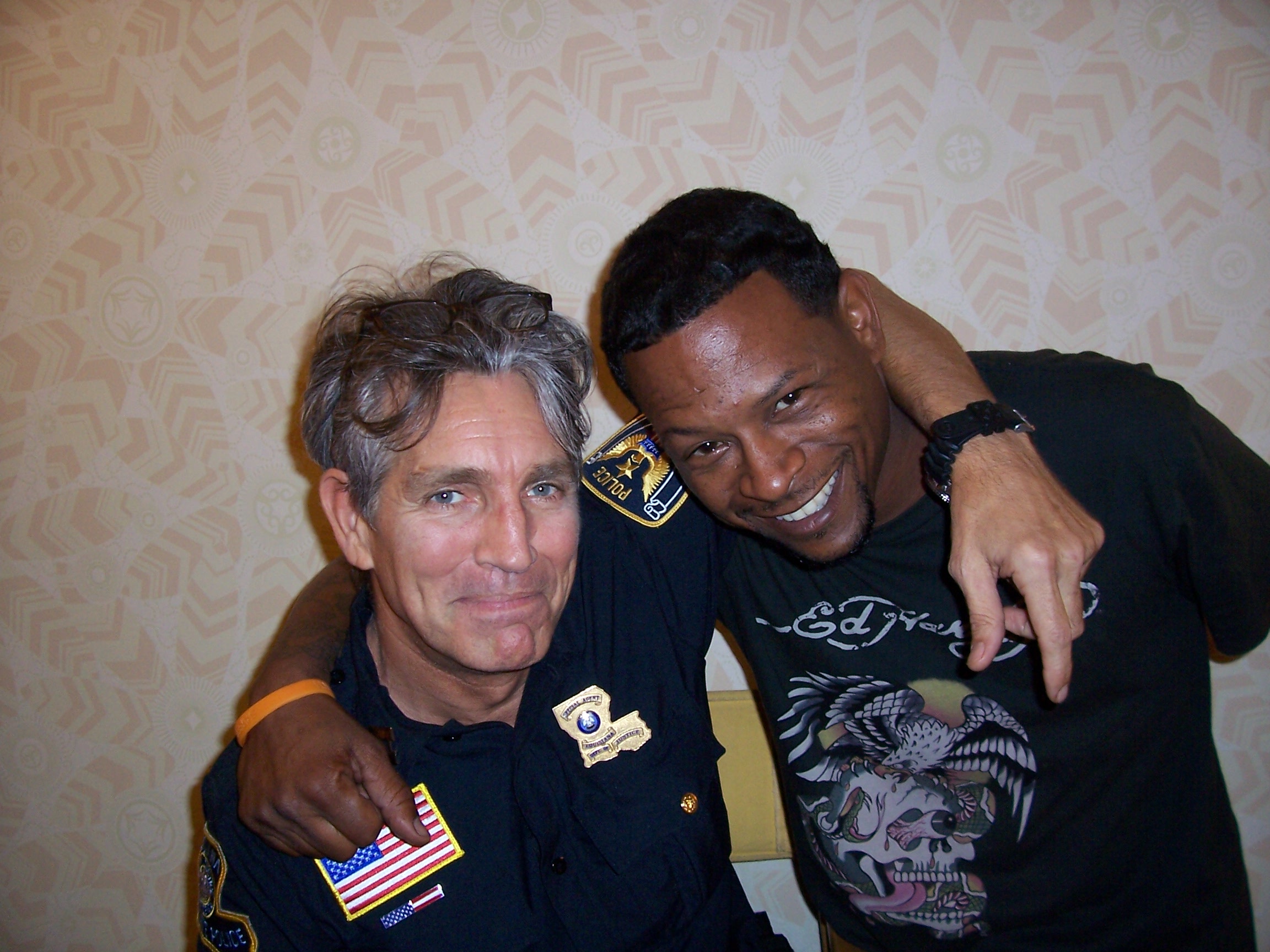 Eric Roberts and I on Enemies Among us