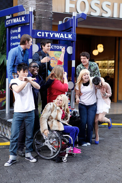 Still of Abraham Lim, Blake Jenner, Ali Stroker, Lily Mae Harrington, Mario Bonds, Shanna Henderson and Nellie Veitenheimer in The Glee Project (2011)