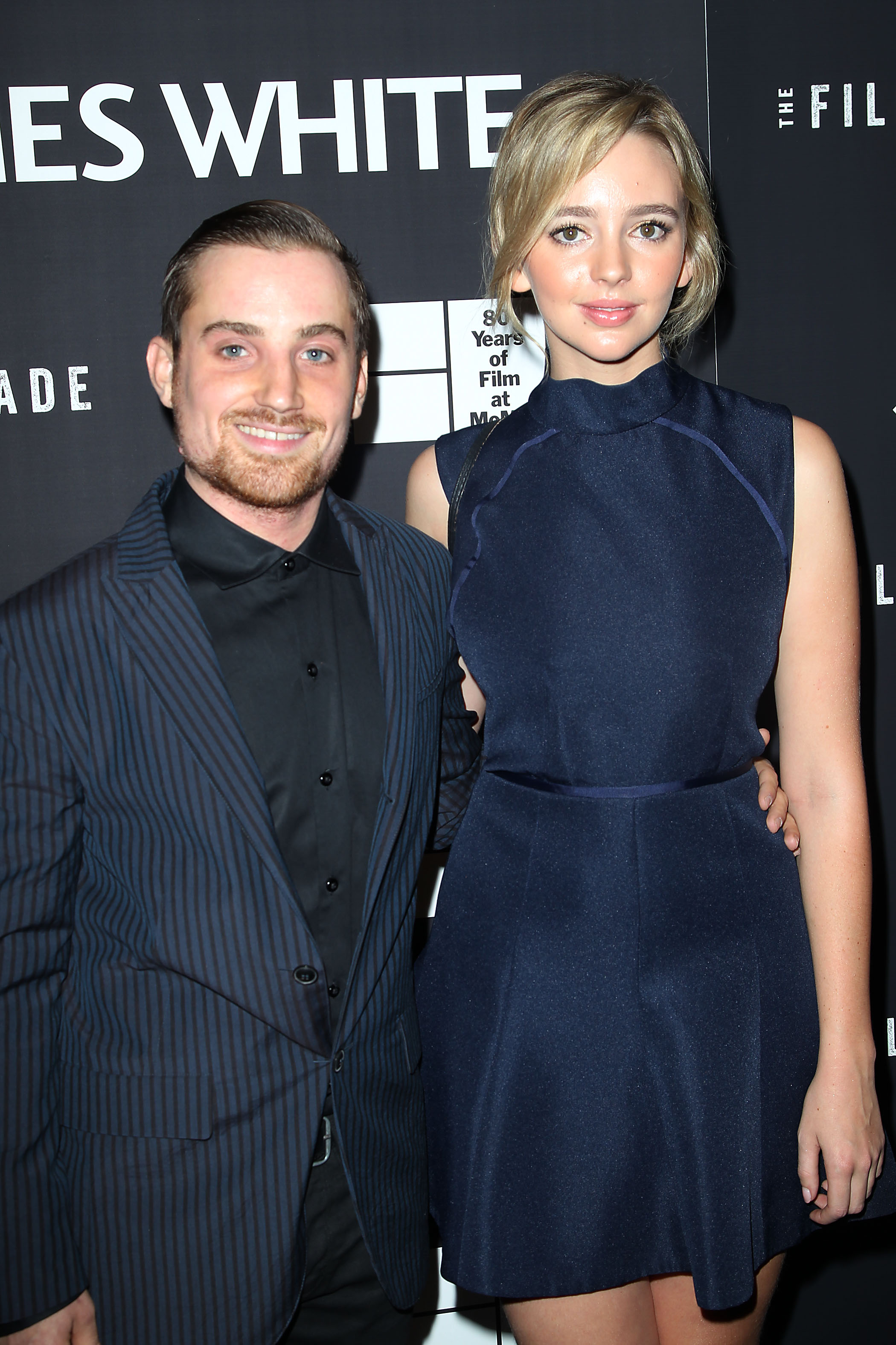 Jacob Wasserman, Natasha Bassett at the James White Premiere at the MOMA.