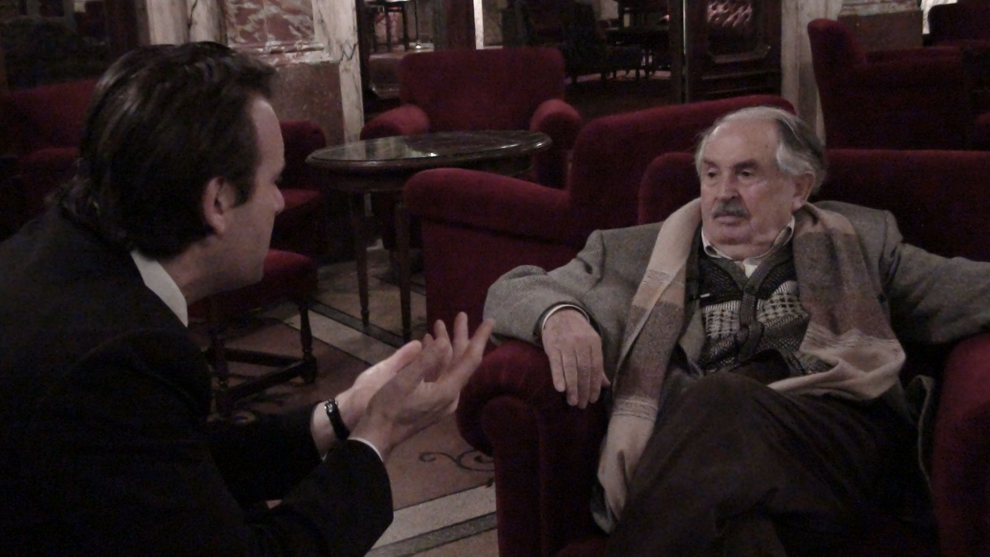 Marco Spagnoli interviews Tonino Guerra for 'Diversamente Giovane'.