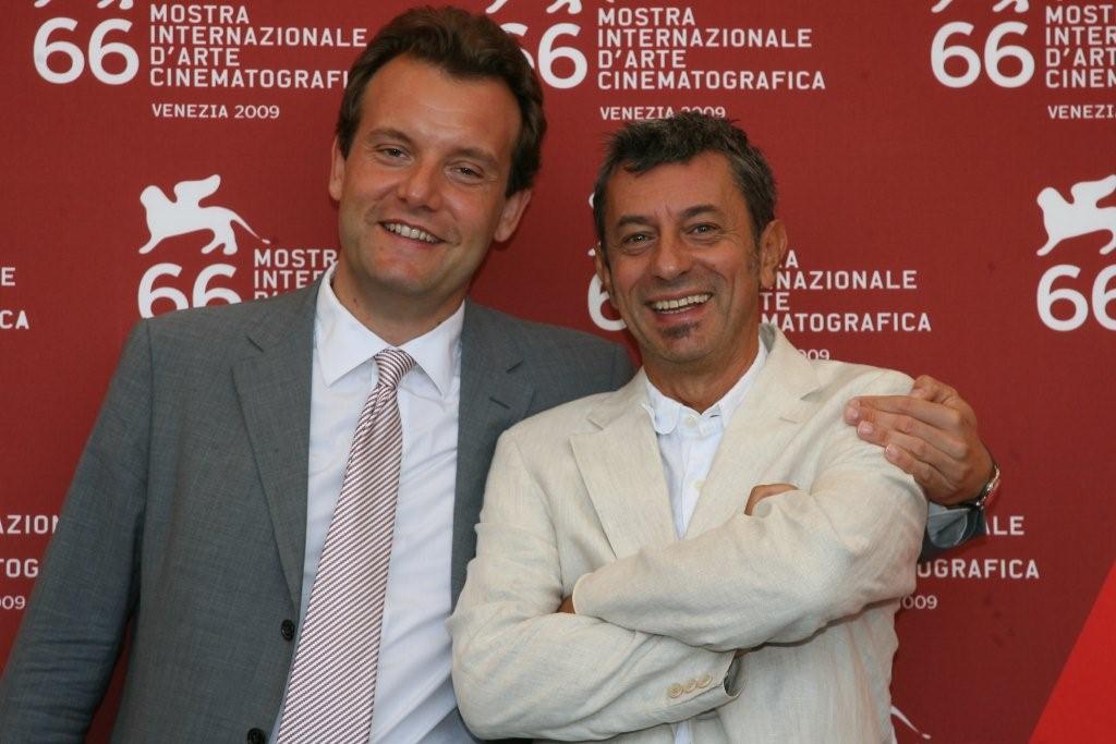 Marco Spagnoli and composer Roberto 'Pivio' Pischiutta